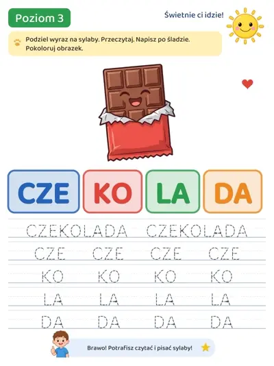 CSOKOLÁDÉ — 3. szint